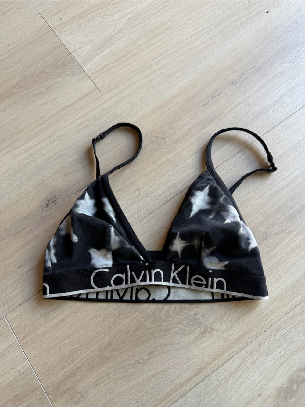 Black and White Calvin Klein bralette